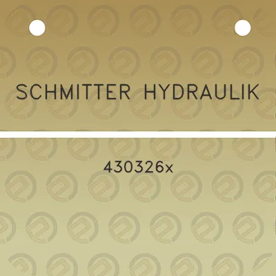 schmitter-hydraulik-430326x