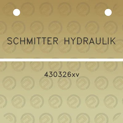 schmitter-hydraulik-430326xv