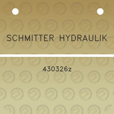 schmitter-hydraulik-430326z