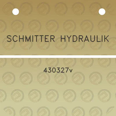 schmitter-hydraulik-430327v