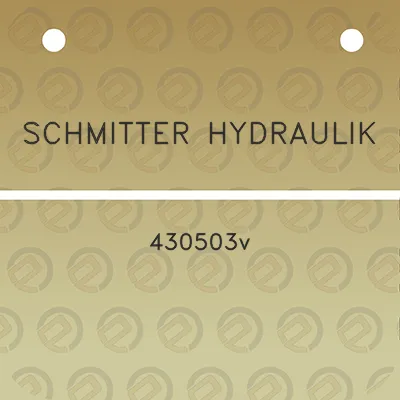 schmitter-hydraulik-430503v