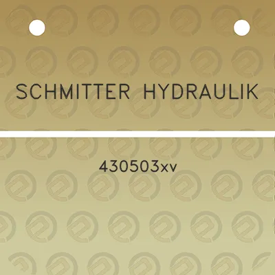 schmitter-hydraulik-430503xv