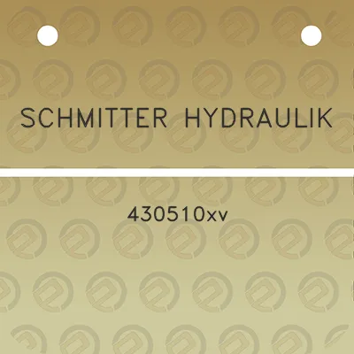 schmitter-hydraulik-430510xv