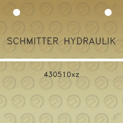 schmitter-hydraulik-430510xz