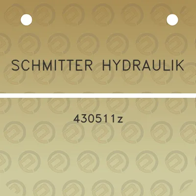 schmitter-hydraulik-430511z