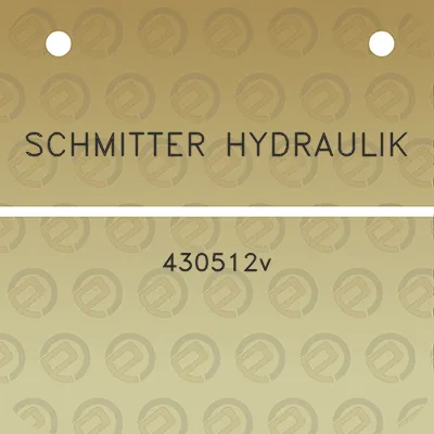 schmitter-hydraulik-430512v