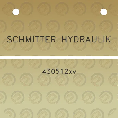 schmitter-hydraulik-430512xv