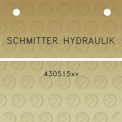 schmitter-hydraulik-430515xv