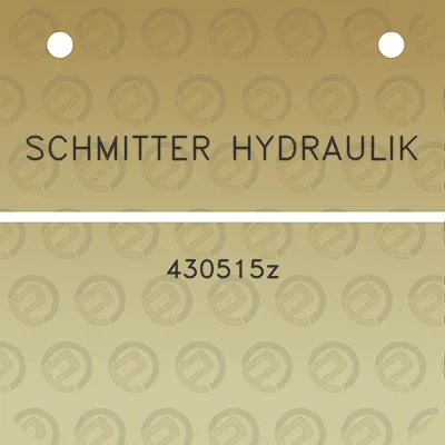 schmitter-hydraulik-430515z