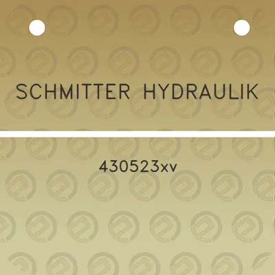 schmitter-hydraulik-430523xv