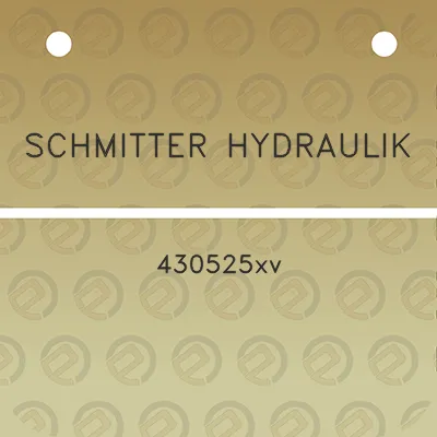 schmitter-hydraulik-430525xv