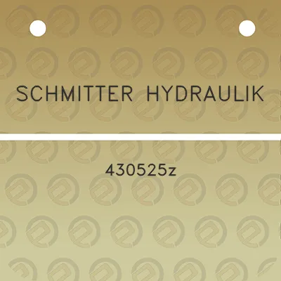 schmitter-hydraulik-430525z