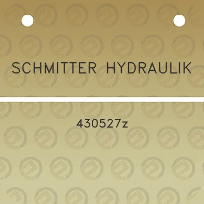 schmitter-hydraulik-430527z