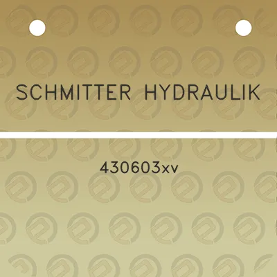 schmitter-hydraulik-430603xv