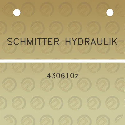 schmitter-hydraulik-430610z