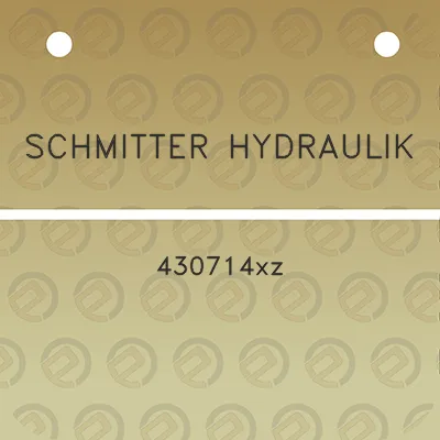 schmitter-hydraulik-430714xz