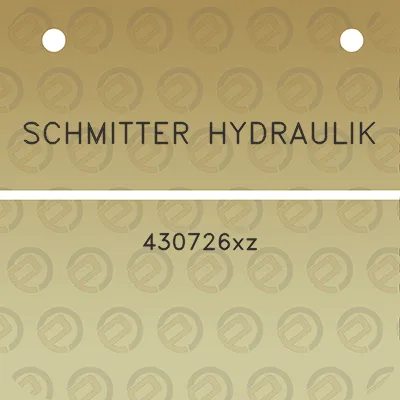 schmitter-hydraulik-430726xz