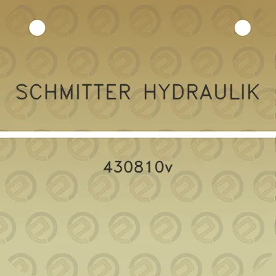 schmitter-hydraulik-430810v