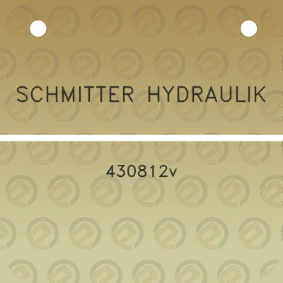 schmitter-hydraulik-430812v