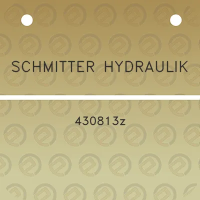 schmitter-hydraulik-430813z