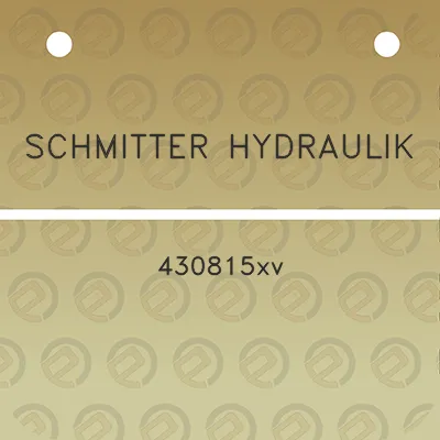 schmitter-hydraulik-430815xv