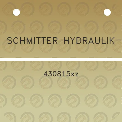 schmitter-hydraulik-430815xz