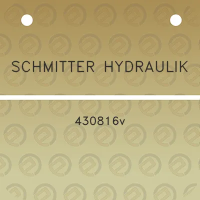 schmitter-hydraulik-430816v