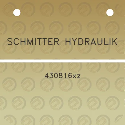 schmitter-hydraulik-430816xz