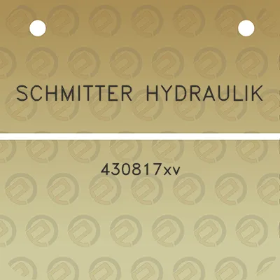 schmitter-hydraulik-430817xv