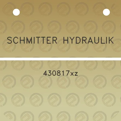 schmitter-hydraulik-430817xz