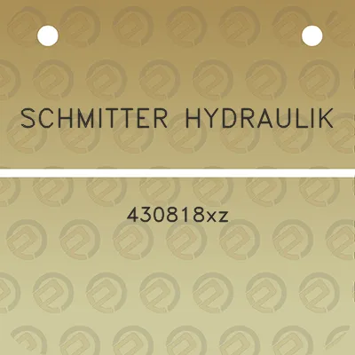 schmitter-hydraulik-430818xz