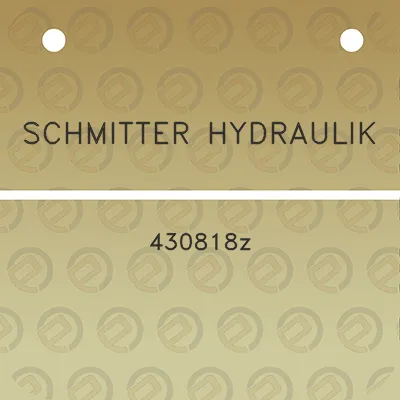 schmitter-hydraulik-430818z