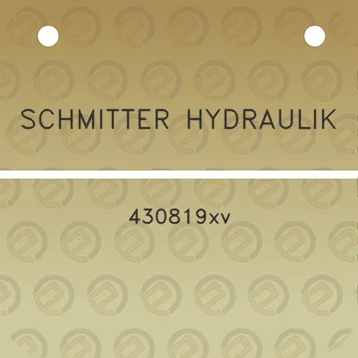 schmitter-hydraulik-430819xv