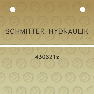 schmitter-hydraulik-430821z