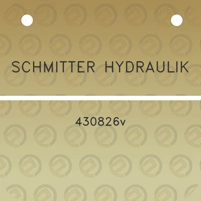 schmitter-hydraulik-430826v