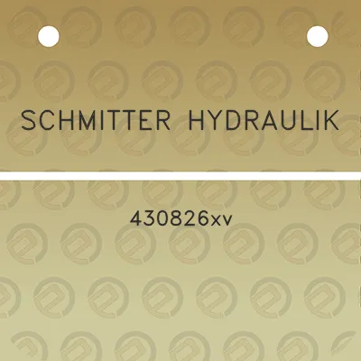 schmitter-hydraulik-430826xv