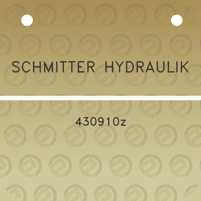 schmitter-hydraulik-430910z