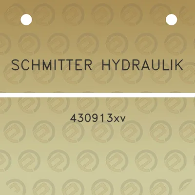 schmitter-hydraulik-430913xv