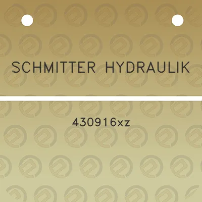 schmitter-hydraulik-430916xz