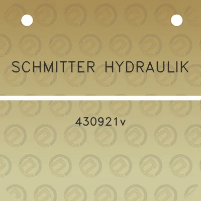 schmitter-hydraulik-430921v