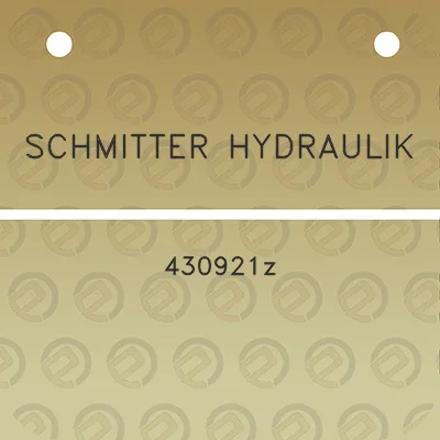 schmitter-hydraulik-430921z