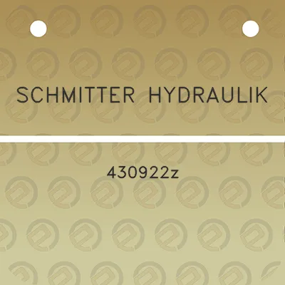 schmitter-hydraulik-430922z