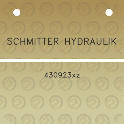 schmitter-hydraulik-430923xz