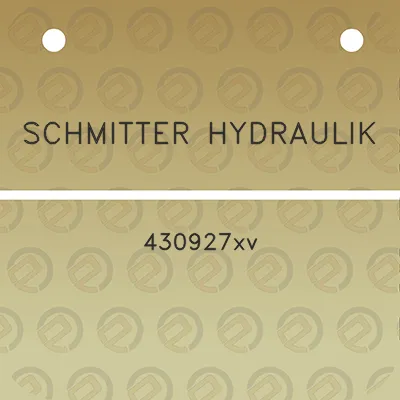 schmitter-hydraulik-430927xv