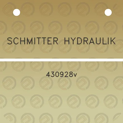 schmitter-hydraulik-430928v