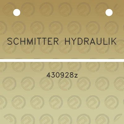 schmitter-hydraulik-430928z