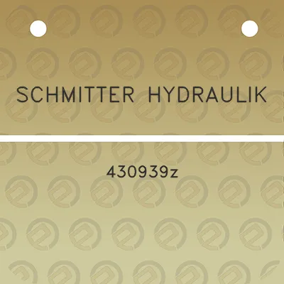 schmitter-hydraulik-430939z