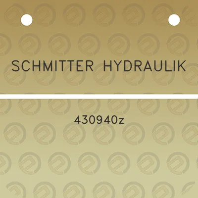 schmitter-hydraulik-430940z