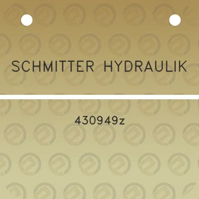 schmitter-hydraulik-430949z