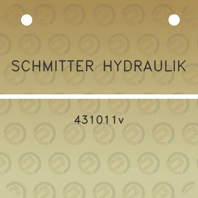 schmitter-hydraulik-431011v